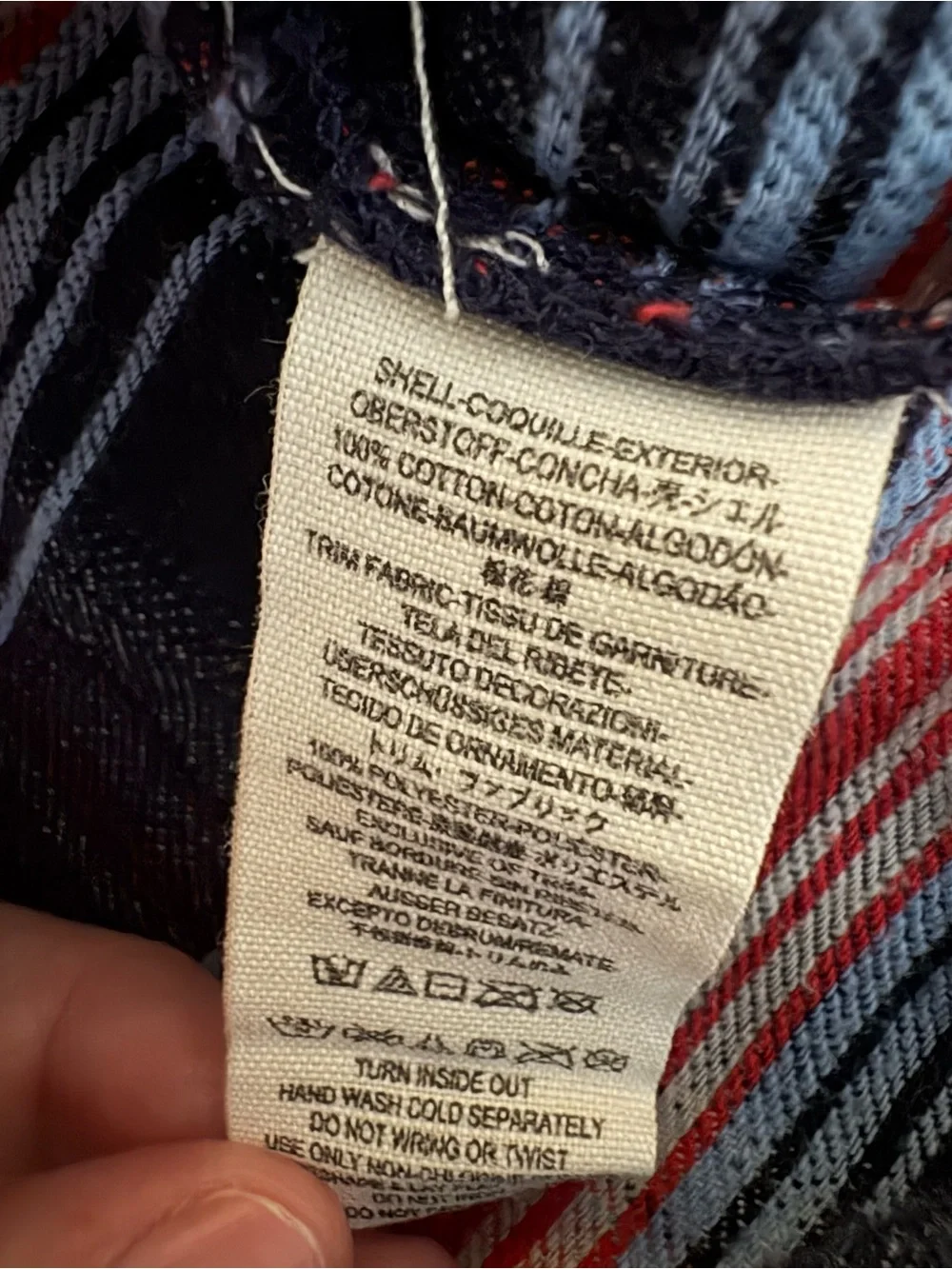 Free people plaid button down red white blue plaid gold sequins sz s